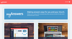 Desktop Screenshot of myanswers.com